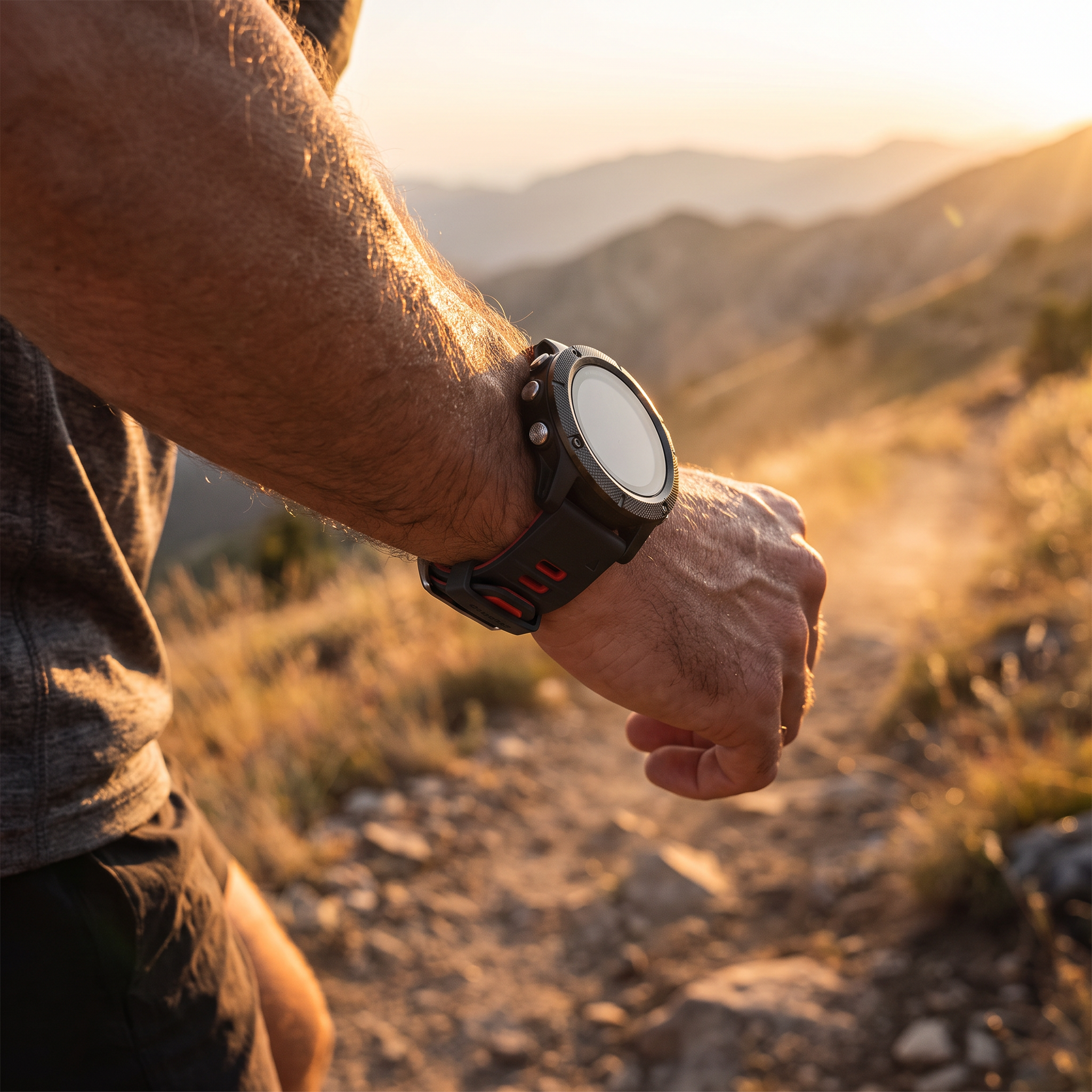 Deadtree Rift strap on a trail run
