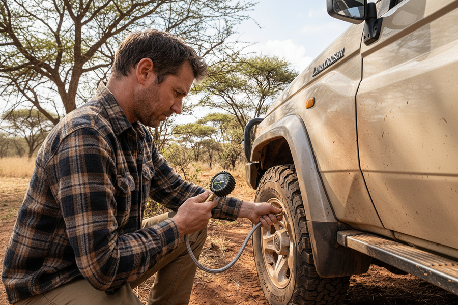 Deadtree Analogue Tyre Pressure Gauge