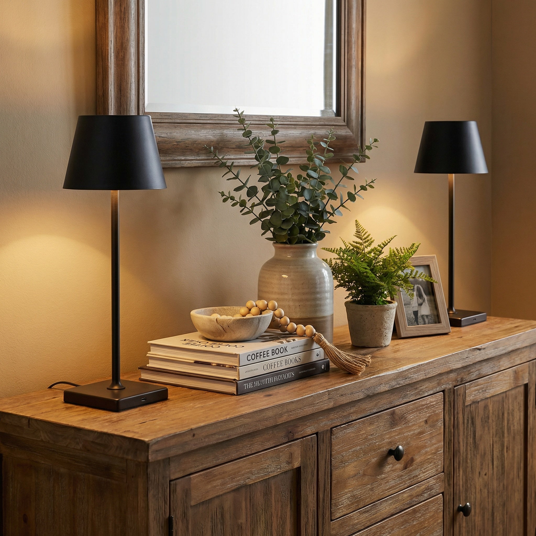 Luminee Rechargeable LED Table Lamp (2 Pack)