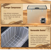 Deadtree Glacier 12V Portable Refrigerator Car Fridge - 60L
