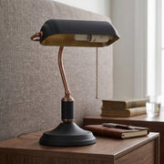 Office Desk Bankers Lamp Black