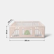 Little Avo Playpen dimensions 200 cm x 180 cm x 60 cm high