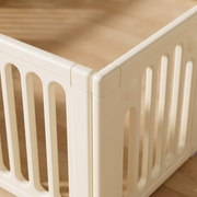 Close-up of a corner of the Little Koala Playpen fence