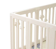 Close-up of the cloud-detail panels on the Little Rainbow Playpen