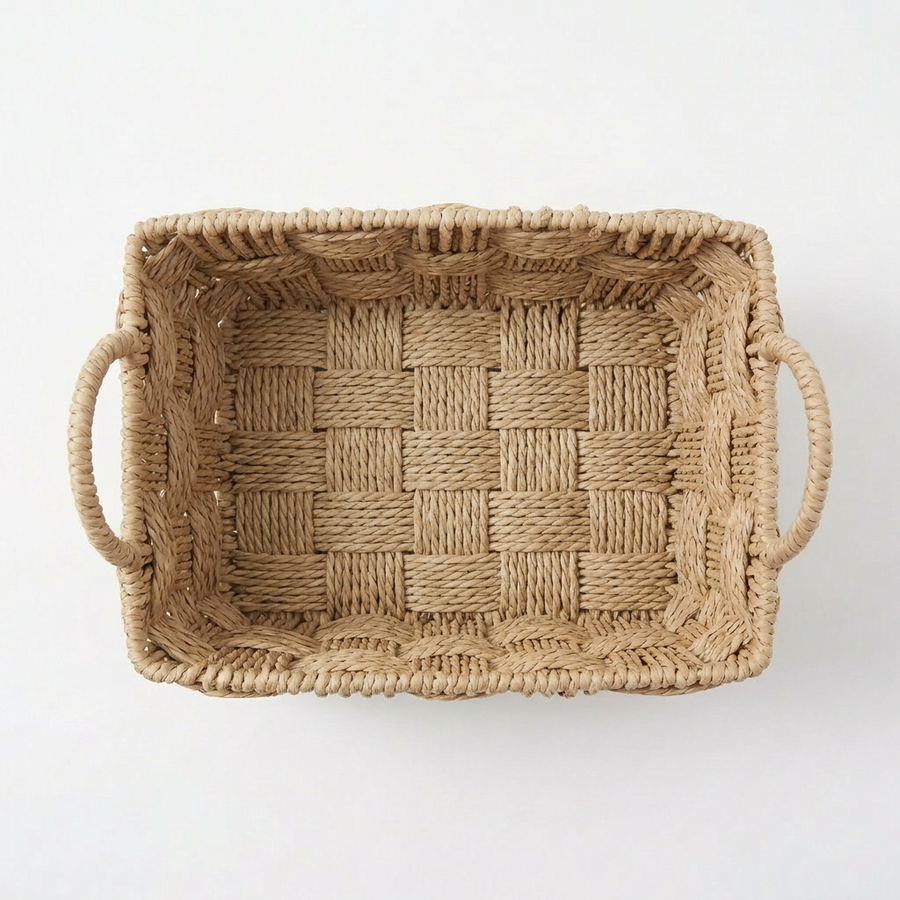Mila Woven Wicker Basket