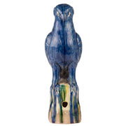 Cobolt Blue Parrot Sculpture - Large