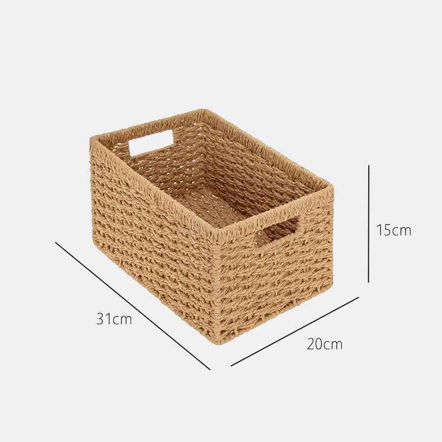 Woven Wicker Storage Basket