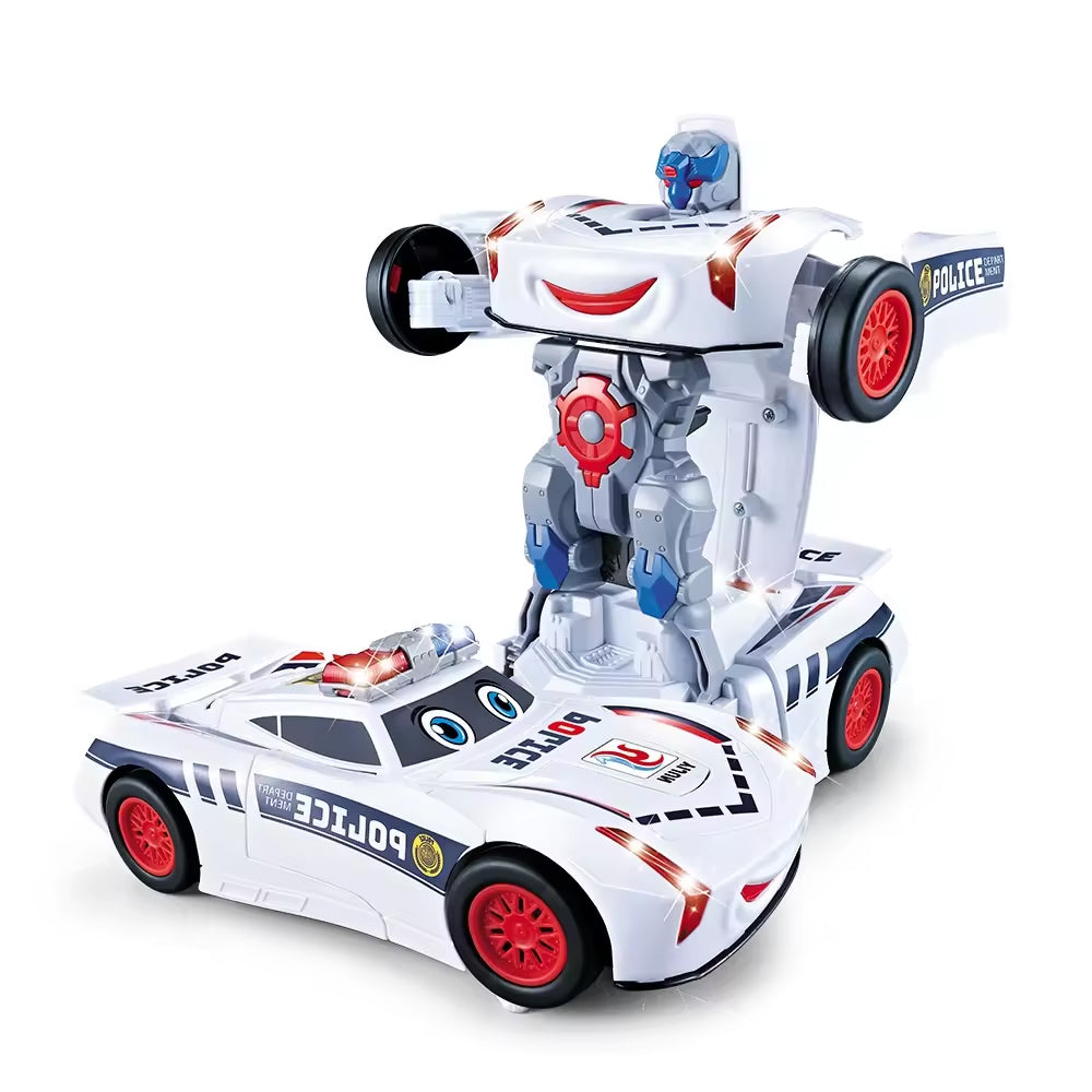 POLICE CAR ROBOT TRANSFORMER