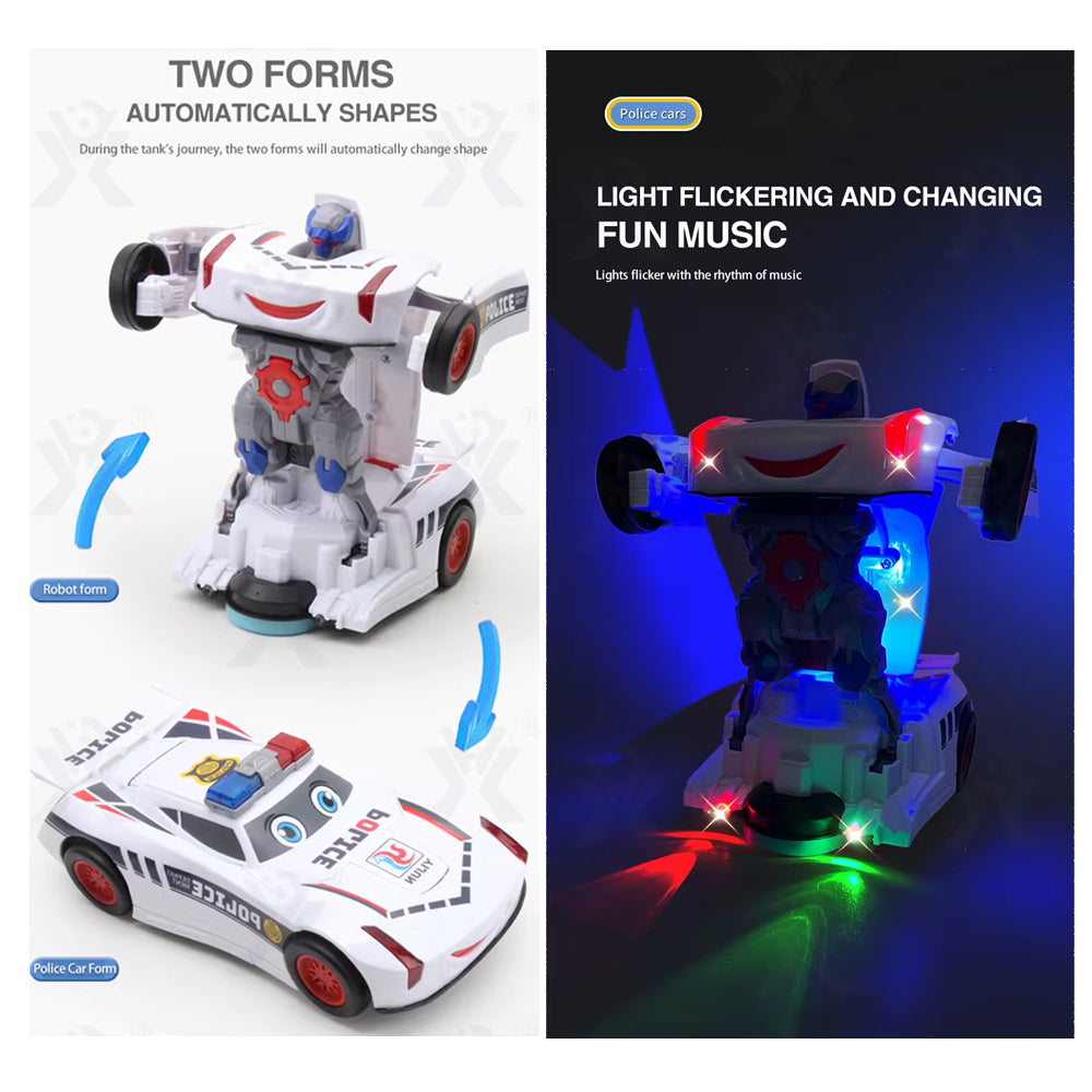 POLICE CAR ROBOT TRANSFORMER