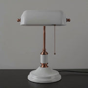 Office Desk Bankers Lamp White
