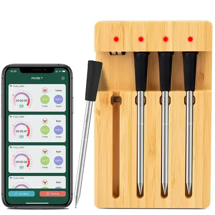 Primo T4 Meat Thermometer Bluetooth/ Wireless