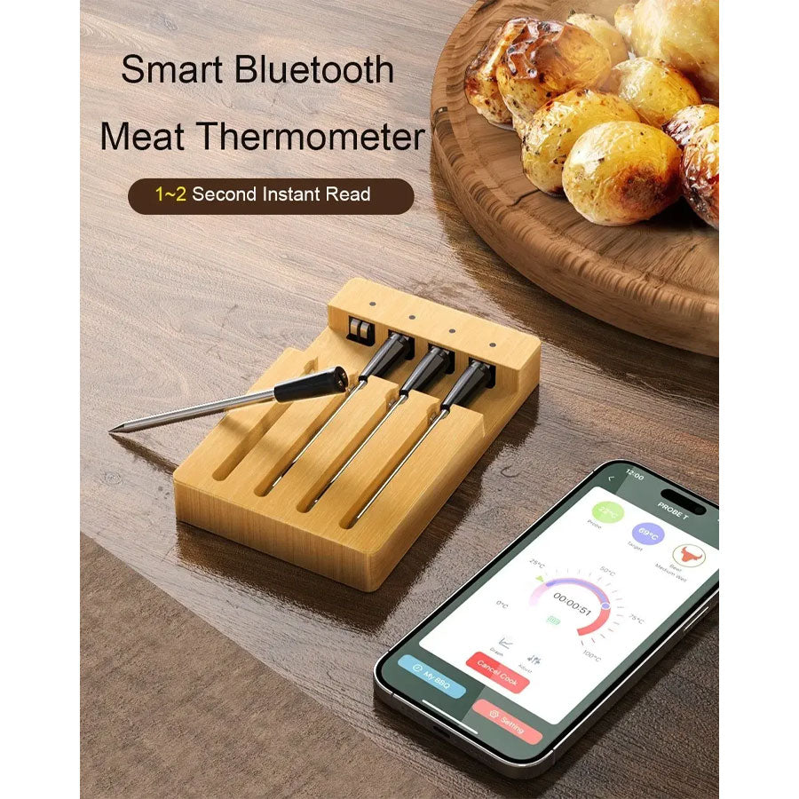 Primo T4 Meat Thermometer Bluetooth/ Wireless