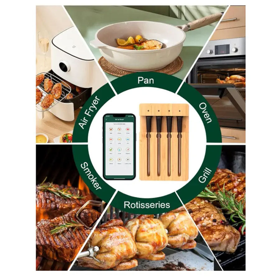 Primo T4 Meat Thermometer Bluetooth/ Wireless