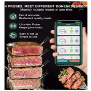 Primo T4 Meat Thermometer Bluetooth/ Wireless