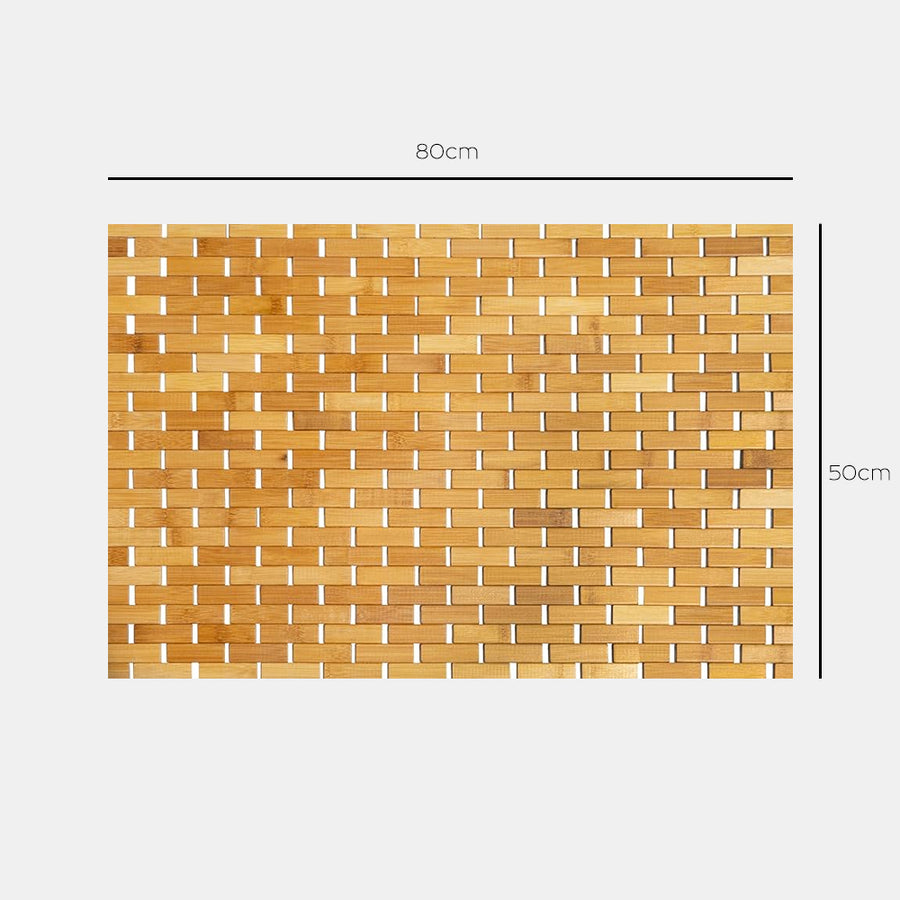 BAMBOO NON-SLIP BATH MAT