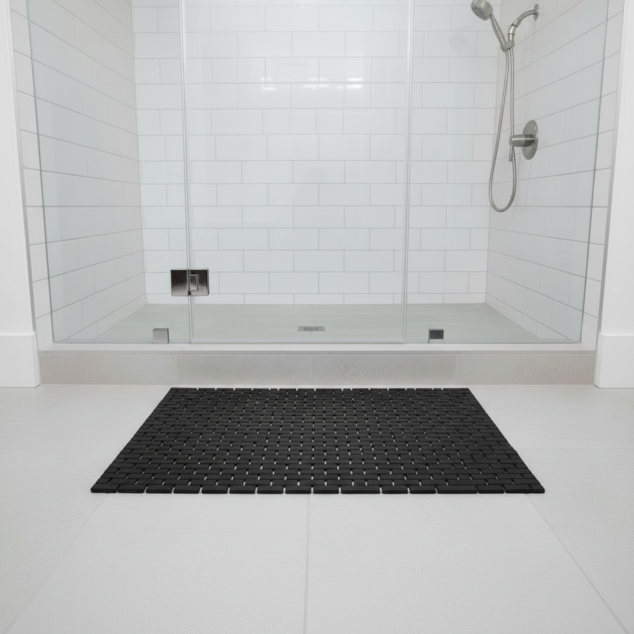 Bamboo Non Slip Bath and Shower Mat