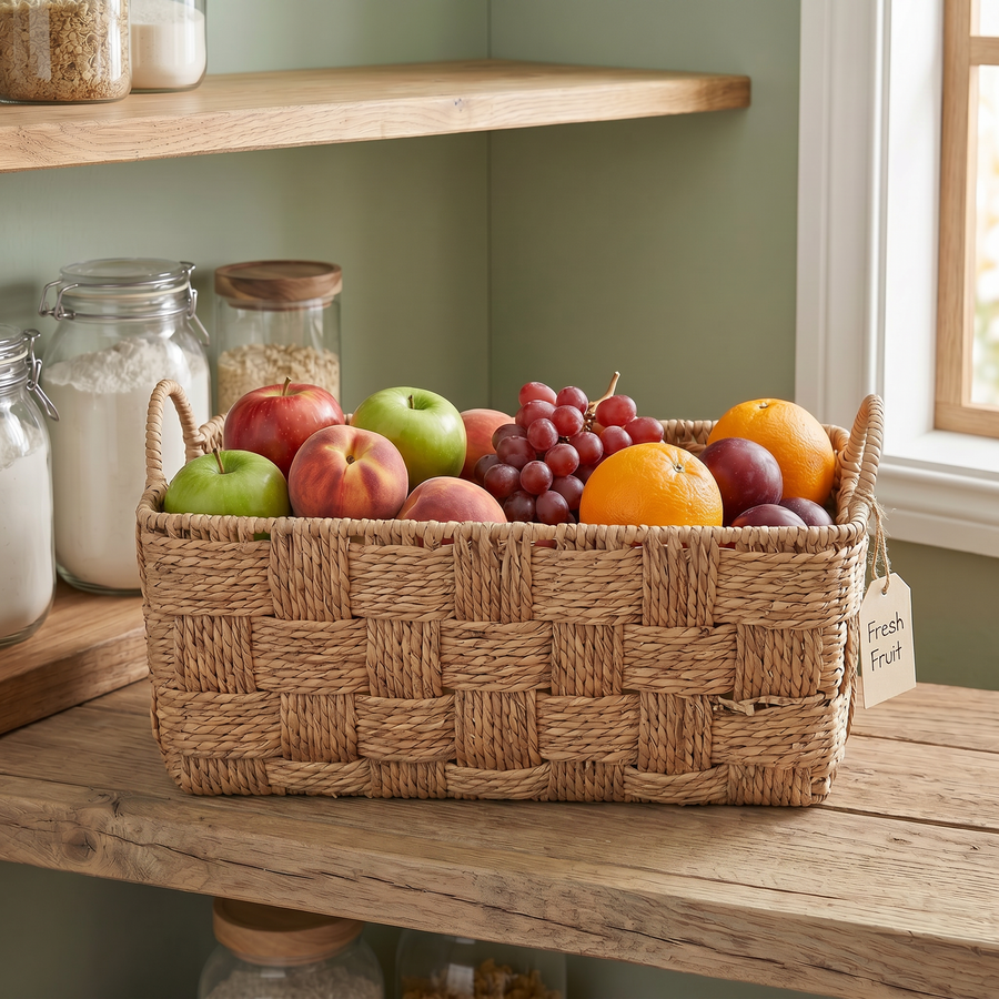 Mila Woven Wicker Basket