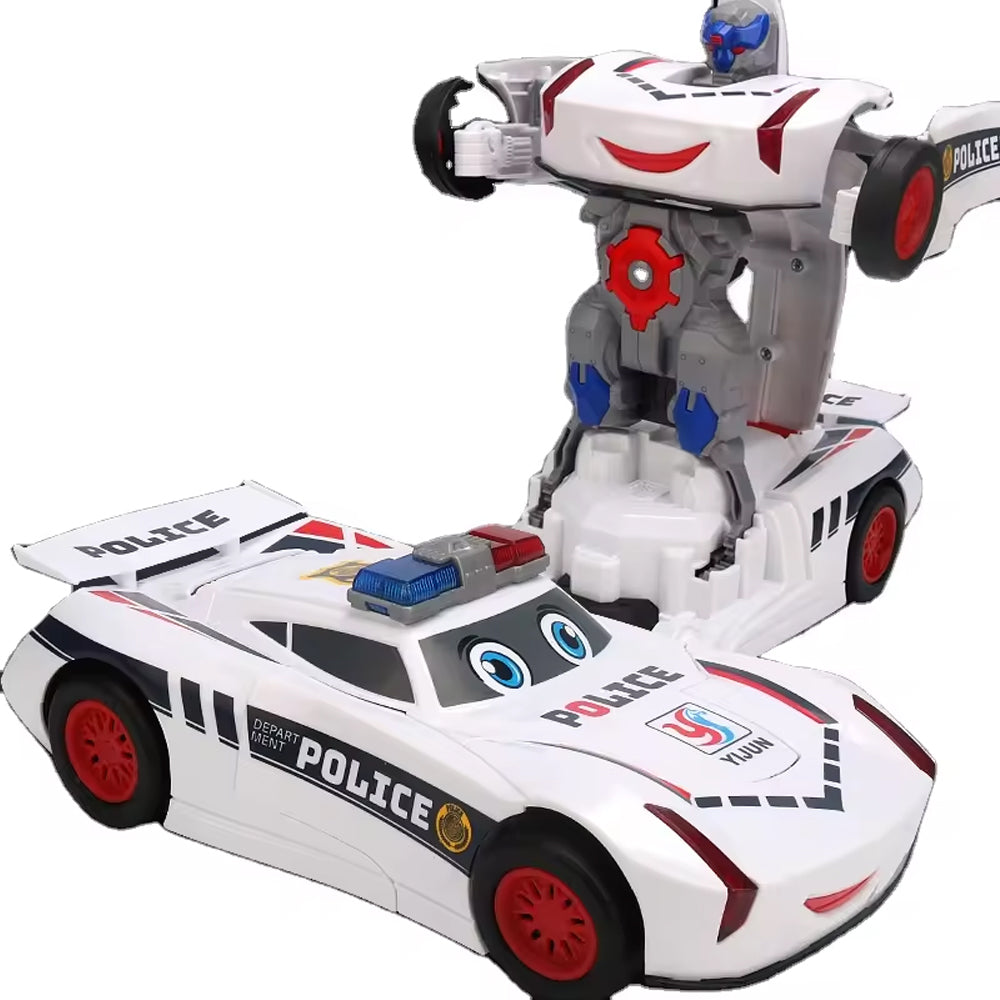 POLICE CAR ROBOT TRANSFORMER