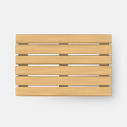Bamboo Eco Bath Mat in light brown on studio grey
