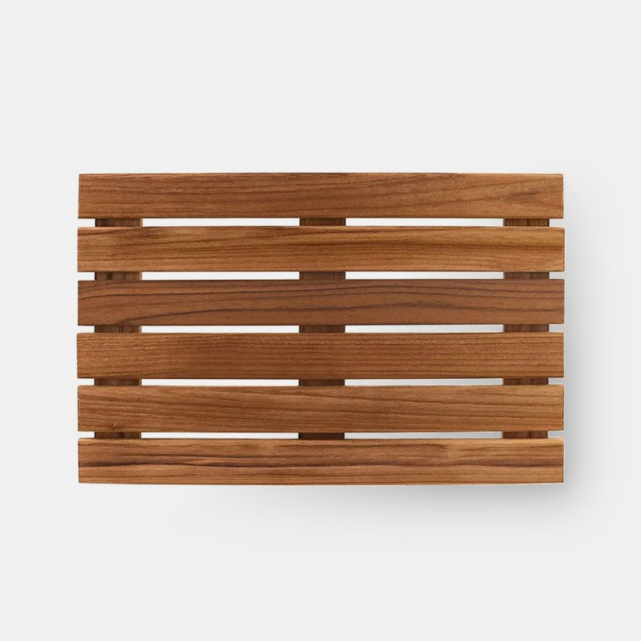 Bamboo Eco Bath Mat on studio grey with cast shadow
