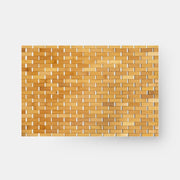 Bamboo Non Slip Bath and Shower Mat on studio grey with cast shadow