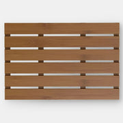 Bamboo bath mat dark brown