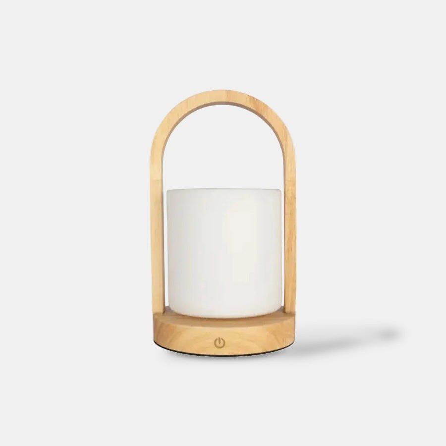 Wooden Miniglow LED lantern