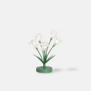 Tulip glass flower table lamp