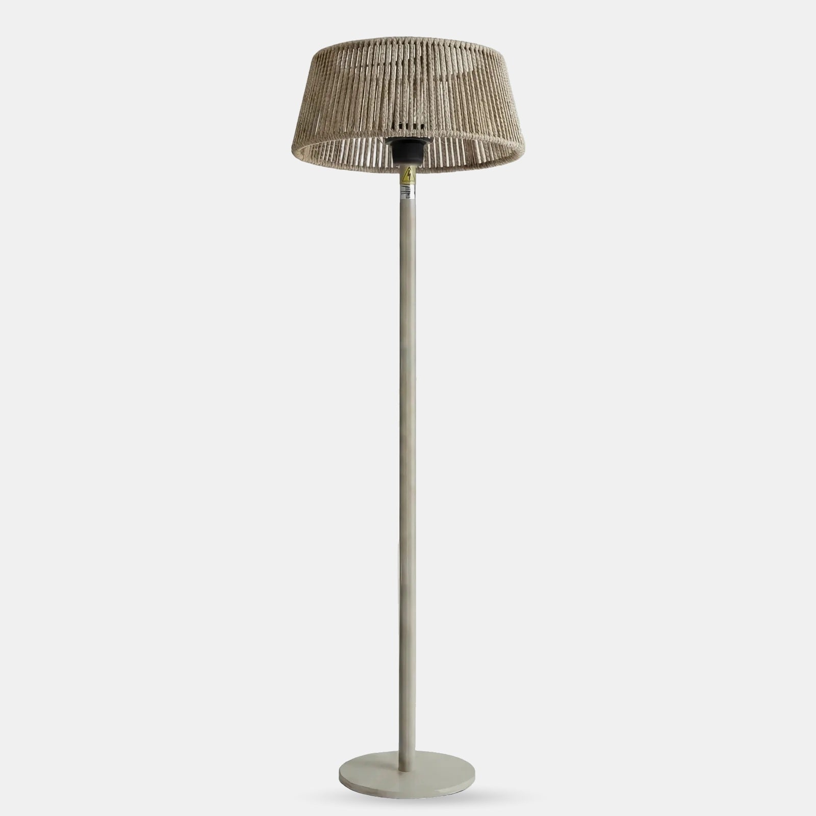 LoomHaven patio and indoor heater lamp on a grey studio background