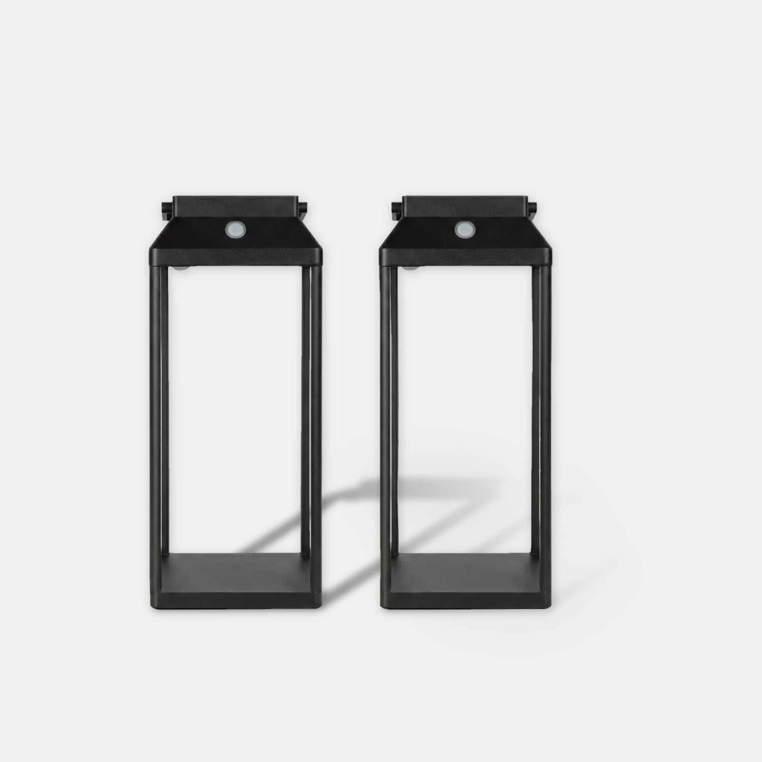 LunaShine solar lantern 2 pack in black