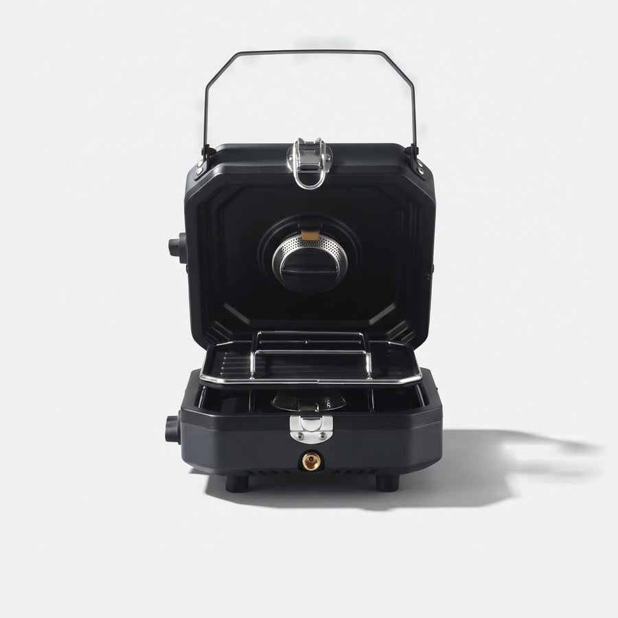 DeadTree Adjustable 2-Burner Portable Stove front view