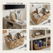 Mila Woven Wicker Basket