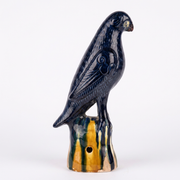 Cobolt Blue Parrot Sculpture - Large