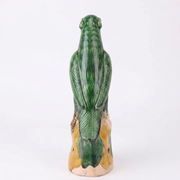 Emerald Green Parrot Sculpture - Large