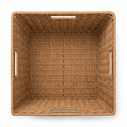 Square Woven Wicker Storage Basket