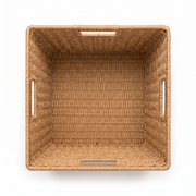 Square Woven Wicker Storage Basket