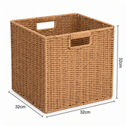 Square Woven Wicker Storage Basket