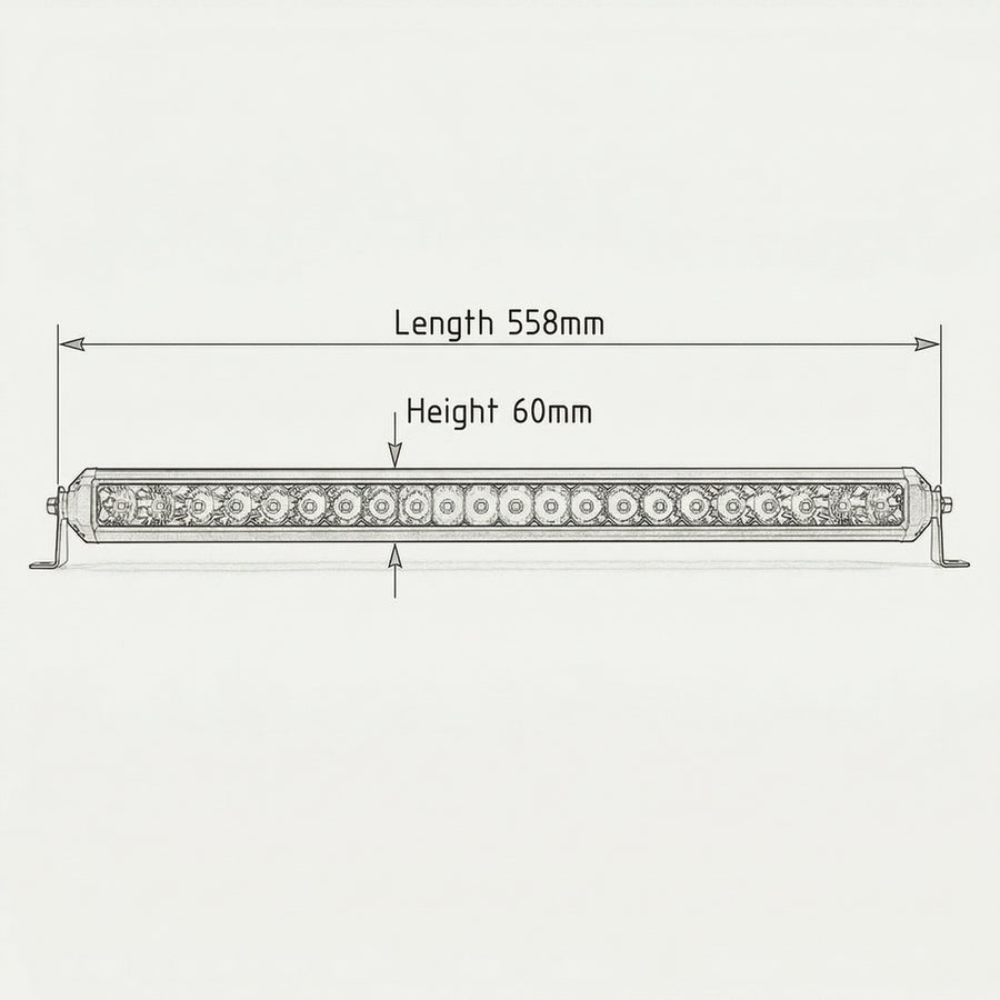 Deadtree 20" 100W LED Light Bar (DT-D6D1-20-H - R149)