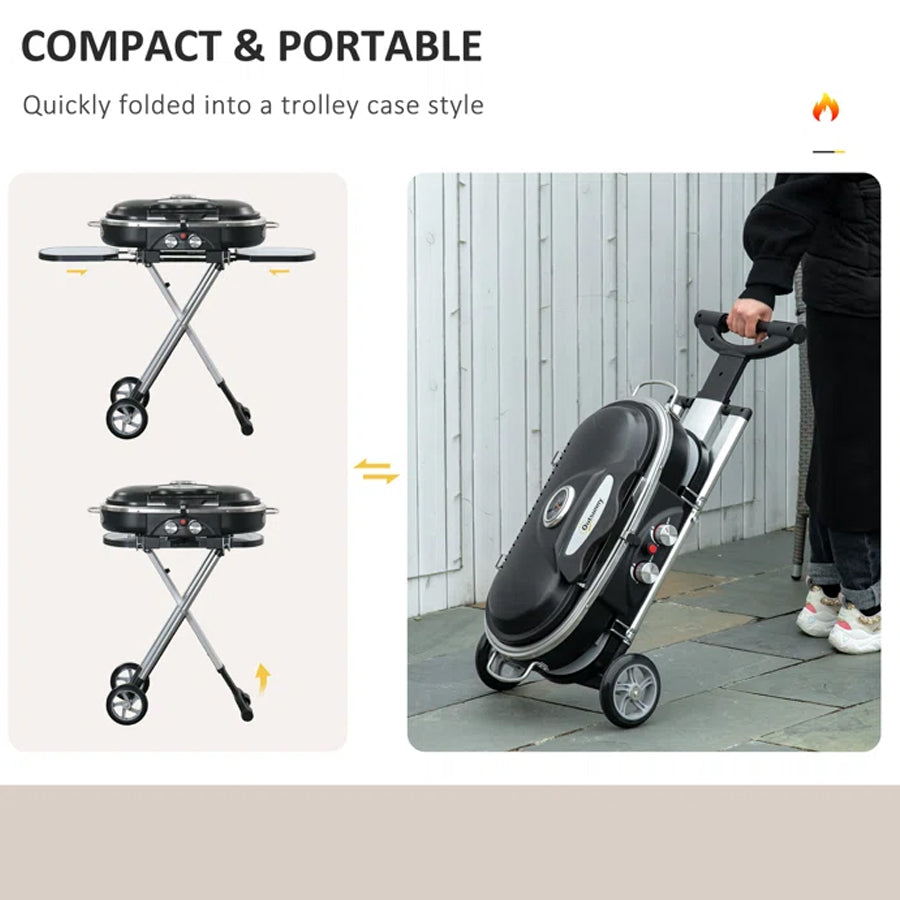 Ultimate Portable Foldable 2 Burner Gas Braai