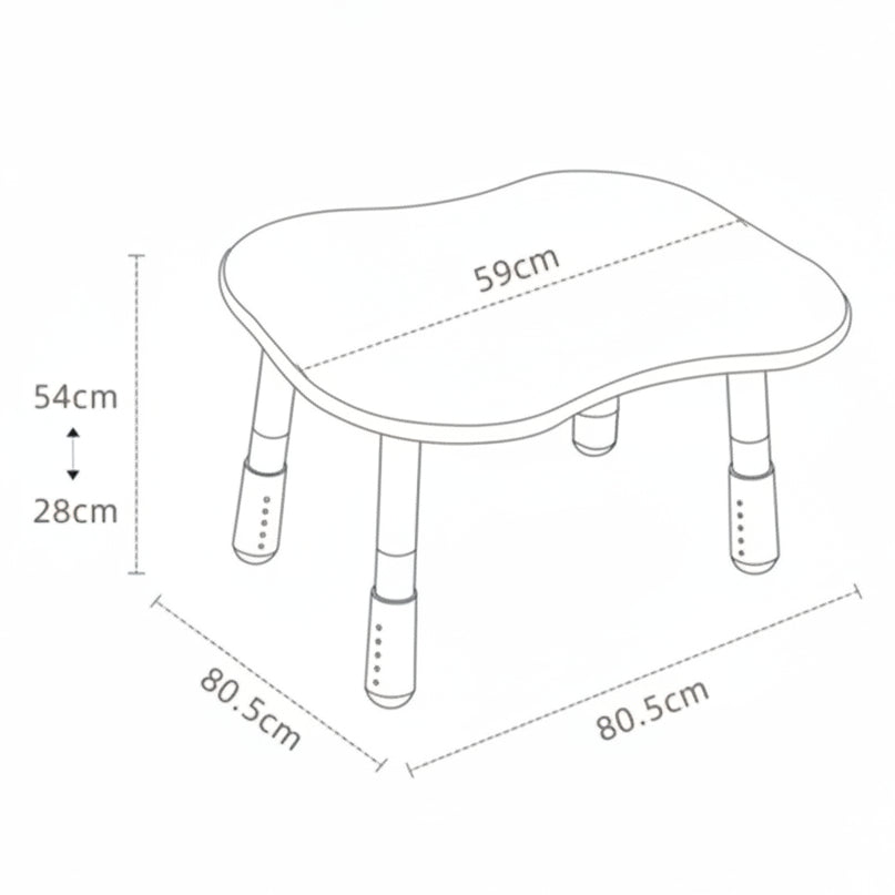 Beano BusyBee Height Adjustable Kids Table