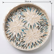 Tidal Shell Round Tray