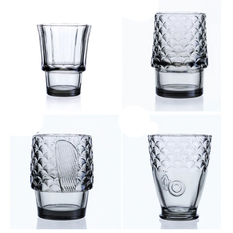 FISH STACKABLE DRINKING GLASSES