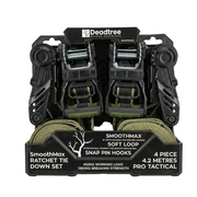 Deadtree SmoothMax Tie Down Rachet Set 4.2m (4 Piece)