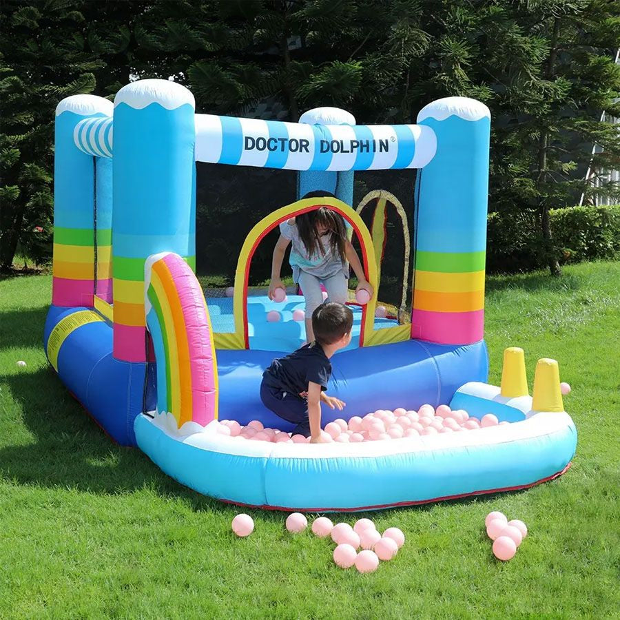 MY RAINBOW JUMPING CASTLE AND POOL (62112)