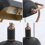 Office Desk Bankers Lamp Black